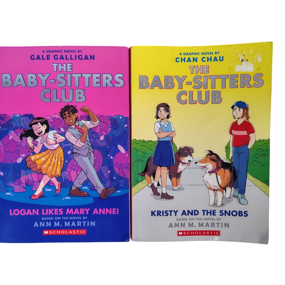 Scholastic The Baby-Sitters Club Graphic Novel Set Logan Kristy Multicolor Paper